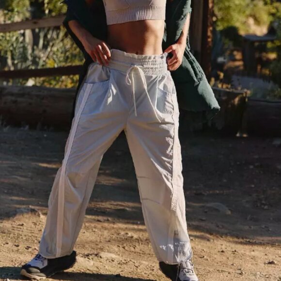 FP Free People Movement - Champ is Here Pants Joggers  - Rose White Combo - Picture 1 of 10